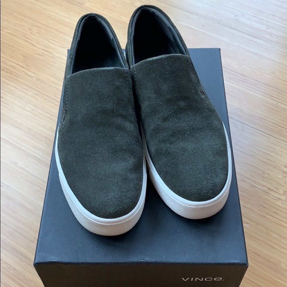 Vince Blair Suede - green shoes